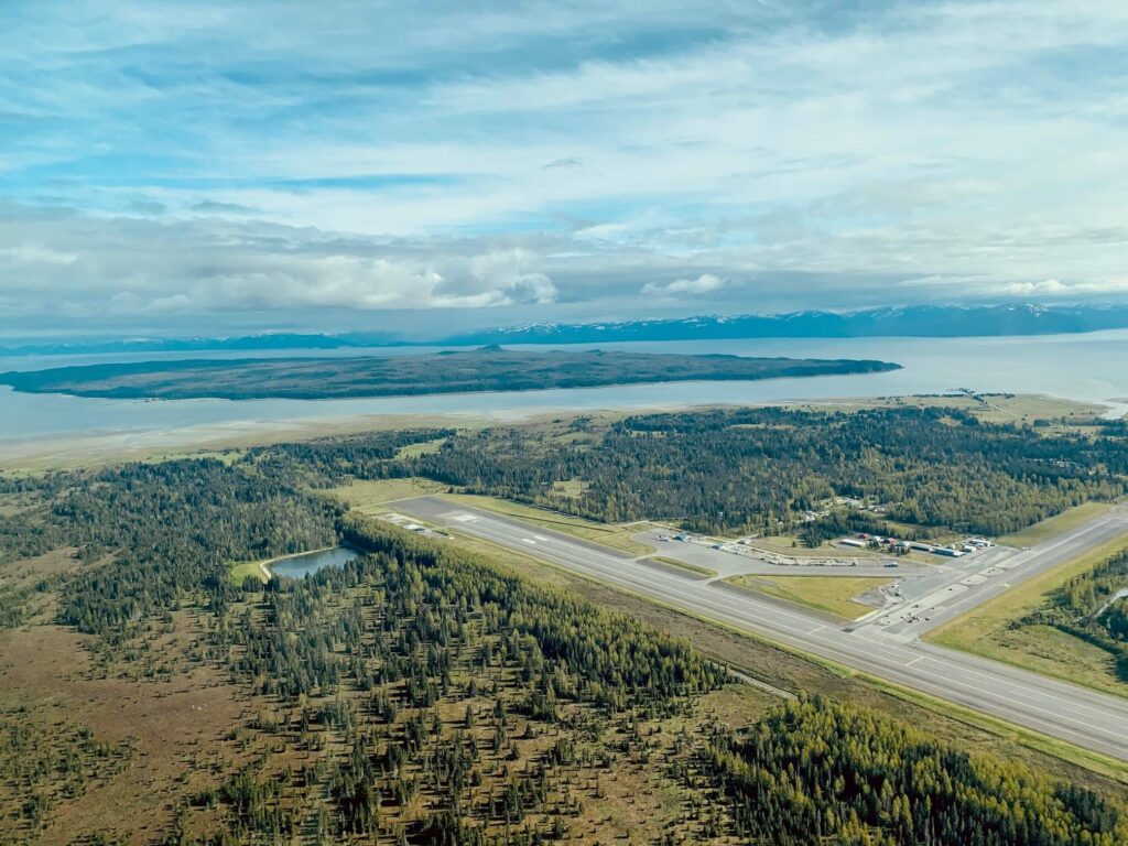 Glacier Bay national Park in Alaska - Gustavus Airport