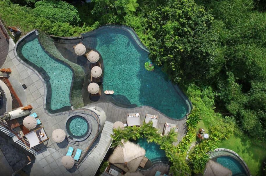 hotel with infinity pool in Bali