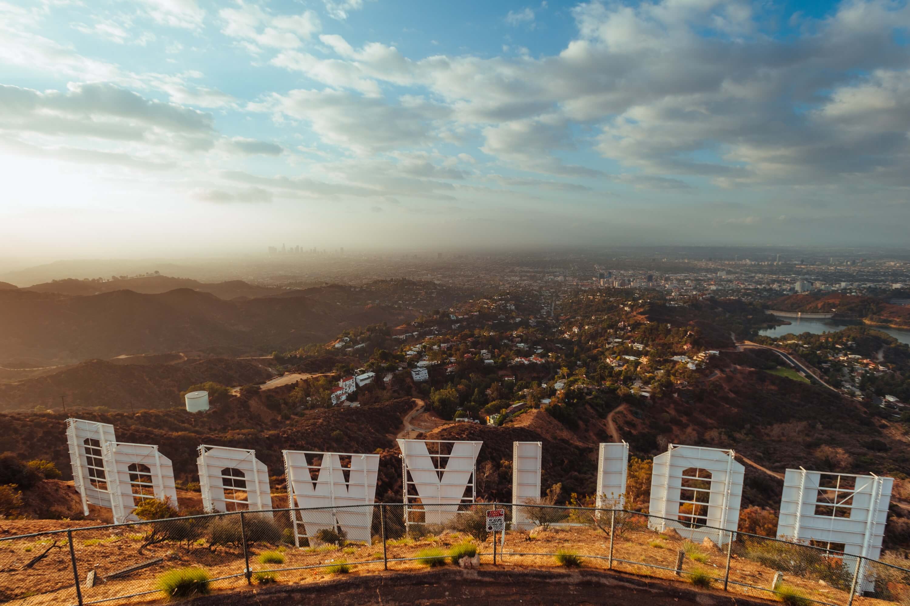 One of the best things to do in Los Angeles California is to hike to Hollywood Sign