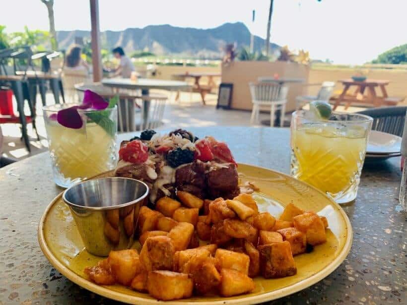 oahu breakfast diamond views