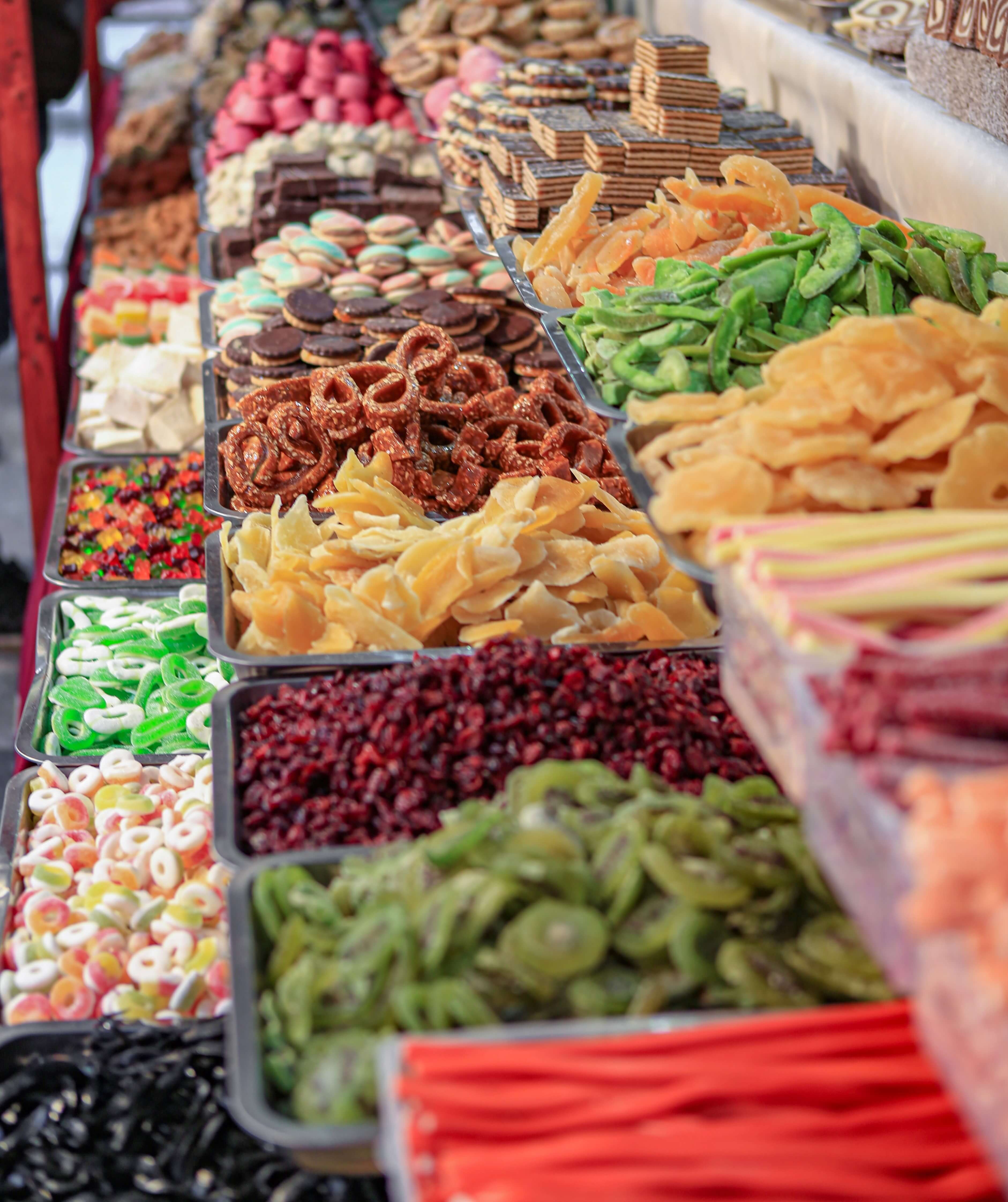 Candy and dried fruits are part of Vietnamese New Year Traditions