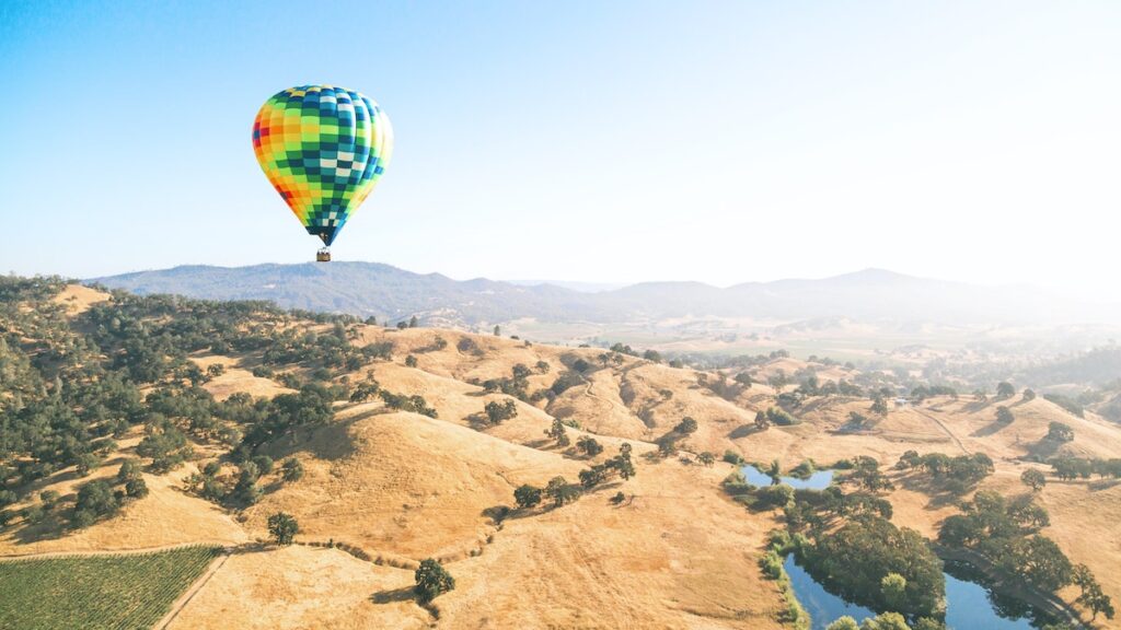 hot air balloon best california spring break activities