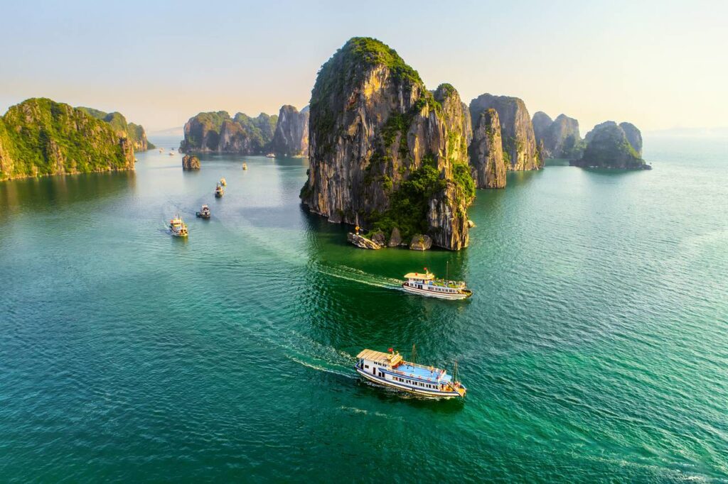 ha long bay is one of the best places to visit in vietnam