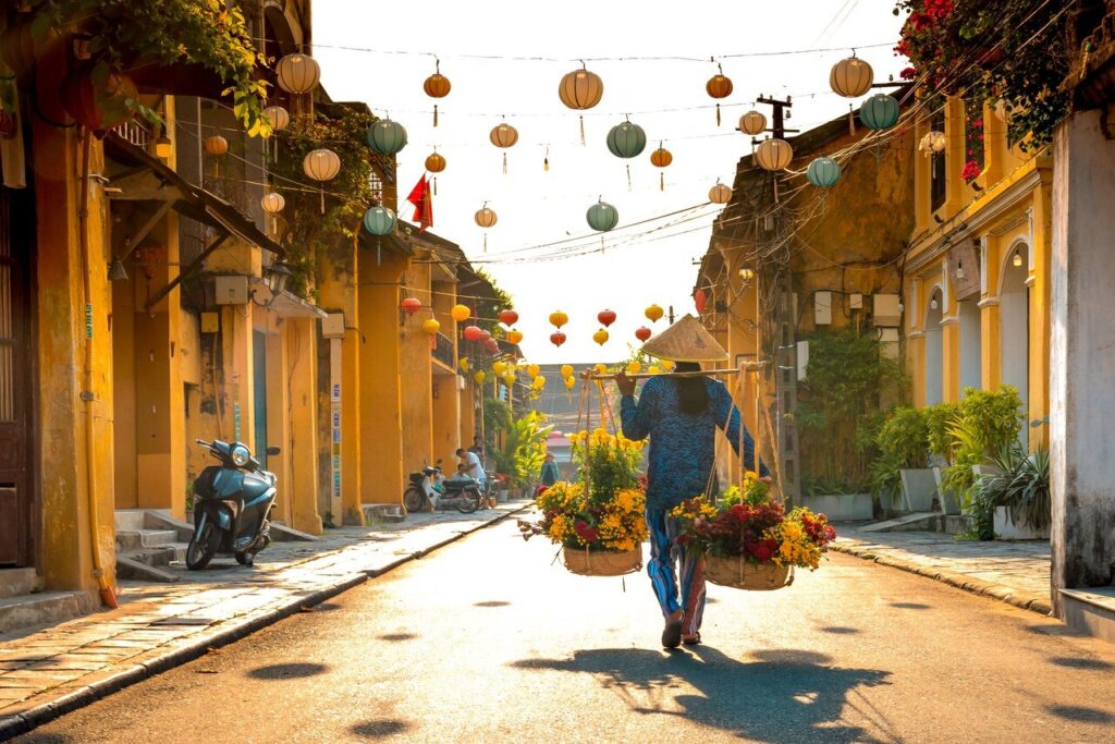 best things to do in Vietnam is a sunset walk in Hoi An